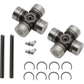 2PCS 2203703 2202015 Front & Rear Prop Shaft U-Joint Compatible with General 1000 Ranger 500 570 700 800 Diesel 900 1000 RZR 800 900 1000 Sportsman 335 450 550 570 850 3235616