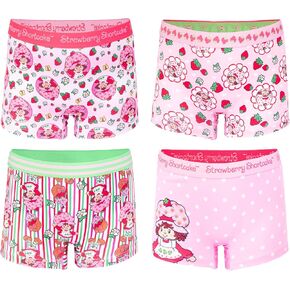 Strawberry Shortcake Amazon Exclusive 4-Pack Girl Short in Sizes 2/3t, 4, 6, 8 and 10