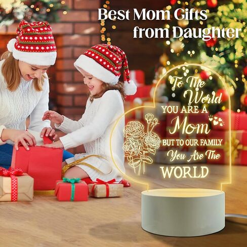 Best Best Mom Birthday Gifts from Daughter Son，Mom Birthday Gifts Night Light，Room Decoration Mom's Gifts in Saudi Arabia