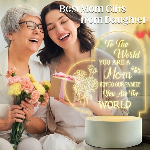Best Best Mom Birthday Gifts from Daughter Son，Mom Birthday Gifts Night Light，Room Decoration Mom's Gifts in Saudi Arabia