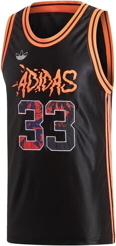Adidas Men's Festivo Tank Top, Black/Solar Red in Saudi Arabia