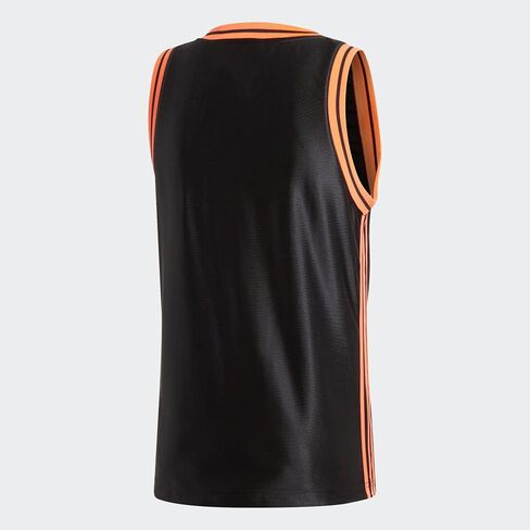 Adidas Men's Festivo Tank Top, Black/Solar Red in Saudi Arabia