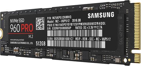 Samsung 960 PRO NVMe M.2 512GB SSD (MZ-V6P512BW) in Kuwait