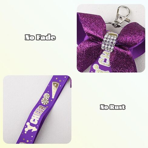 yallnasl pin me cheer keychain للأطفال الصغار فتيات الهدايا المشجعين للمراهقين للنساء أقواس البهجة لحقيبة الظهر المدرسية in Saudi Arabia