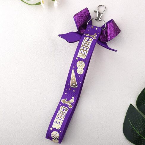 yallnasl pin me cheer keychain للأطفال الصغار فتيات الهدايا المشجعين للمراهقين للنساء أقواس البهجة لحقيبة الظهر المدرسية in Saudi Arabia