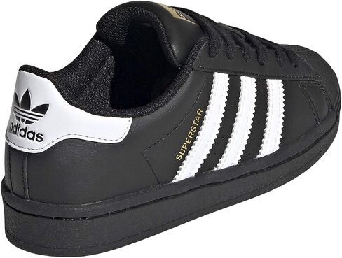 adidas Originals Superstar Skate Shoe, White/Gold Metallic, 3.5 US Unisex Little Kid in Saudi Arabia
