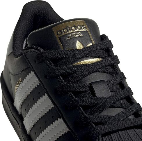 adidas Originals Superstar Skate Shoe, White/Gold Metallic, 3.5 US Unisex Little Kid in Saudi Arabia