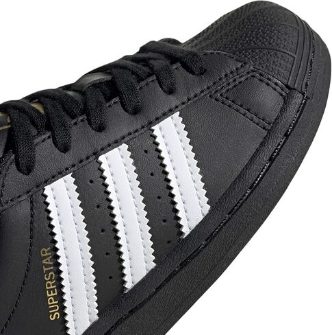 adidas Originals Superstar Skate Shoe, White/Gold Metallic, 3.5 US Unisex Little Kid in Saudi Arabia