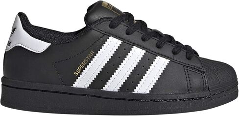 adidas Originals Superstar Skate Shoe, White/Gold Metallic, 3.5 US Unisex Little Kid in Saudi Arabia