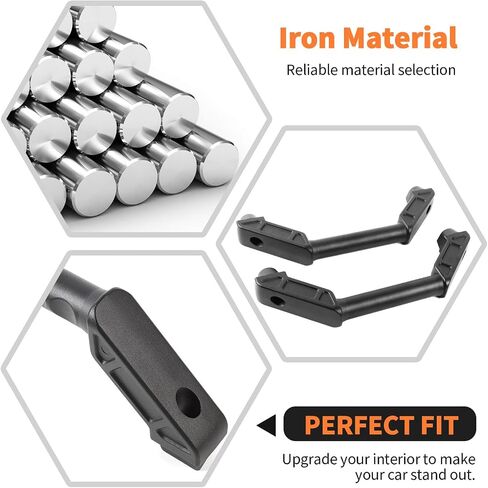 RT-TCZ Front Grab Handles Roll Grip Handle Bar Metal Interior Accessories Compatible with Ford Bronco 2021 2022 2023 in Saudi Arabia