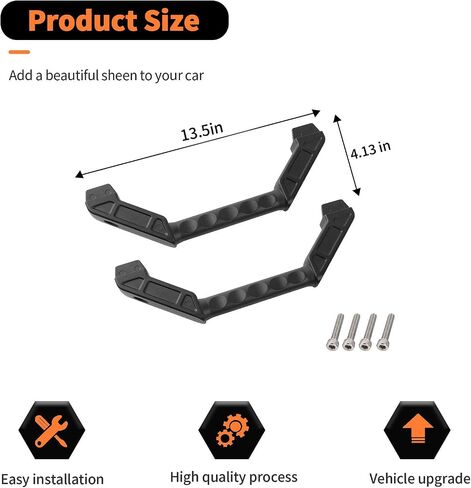RT-TCZ Front Grab Handles Roll Grip Handle Bar Metal Interior Accessories Compatible with Ford Bronco 2021 2022 2023 in Saudi Arabia