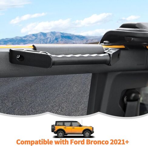 RT-TCZ Front Grab Handles Roll Grip Handle Bar Metal Interior Accessories Compatible with Ford Bronco 2021 2022 2023 in Saudi Arabia