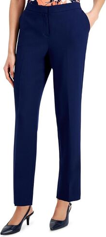 Kasper Women's Straight-Leg Elastic Back Pants in Saudi Arabia