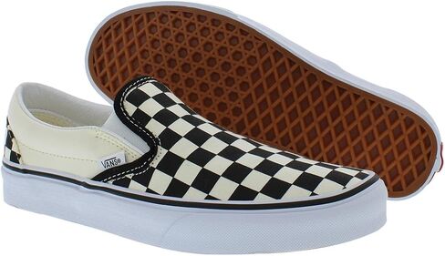 Vans Classic Slip On Black Off White Checkerboard VN-0EYEBWW Mens US 7.5 in Kuwait