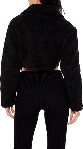 Forever 21 Shearling Shearling Sheerling Stacket Moto in Saudi Arabia