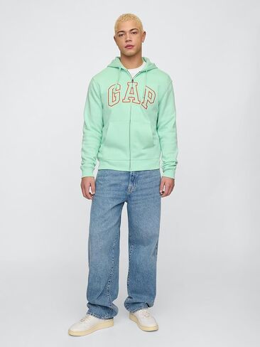 GAP Men's Heritage Logo Full Zip Hoodie in Saudi Arabia