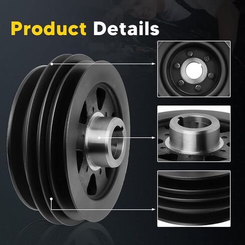 594-435 محرك متنازل بكرة crankshaved برة متوافقة مع نيسان فرونتير 1998-2004 ، Xterra 2000-2004 ، DOHC L4 2.4L ، استبدل# 123033S500 ، 123039WA0A in Kuwait