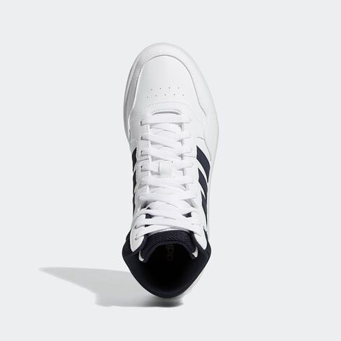 adidas Women's Hoops 3.0 Mid Basketball Shoe, Grey/Black/Carbon, 7.5 in Kuwait