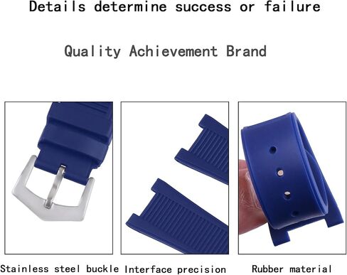 Men's rubber watch strap compatible with Patek Philippe Nautilus 5711 1A010 5712 5712G 5726 5980 25mm Outdoor sports waterproof silicone watch band Accessories Women's wristband bracelet in Saudi Arabia