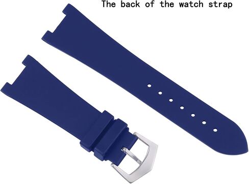 Men's rubber watch strap compatible with Patek Philippe Nautilus 5711 1A010 5712 5712G 5726 5980 25mm Outdoor sports waterproof silicone watch band Accessories Women's wristband bracelet in Saudi Arabia