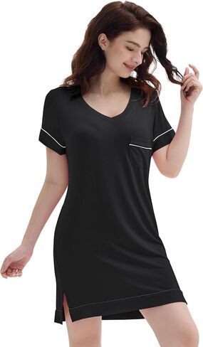 جوياريا التبريد ليلة/قميص نوم الخيزران viscose نساء lightgown sleepwear s-xxl in Saudi Arabia