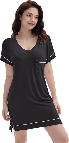جوياريا التبريد ليلة/قميص نوم الخيزران viscose نساء lightgown sleepwear s-xxl in Saudi Arabia