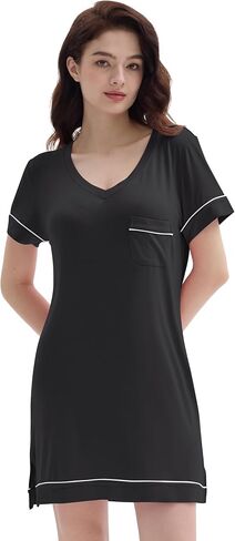 جوياريا التبريد ليلة/قميص نوم الخيزران viscose نساء lightgown sleepwear s-xxl in Saudi Arabia