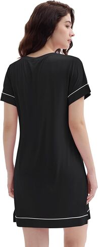 جوياريا التبريد ليلة/قميص نوم الخيزران viscose نساء lightgown sleepwear s-xxl in Saudi Arabia