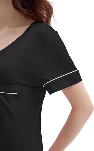 جوياريا التبريد ليلة/قميص نوم الخيزران viscose نساء lightgown sleepwear s-xxl in Saudi Arabia