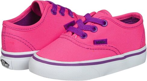 Vans Kids Authentic Red/True White Skate Shoe 2.5 Kids US in Kuwait