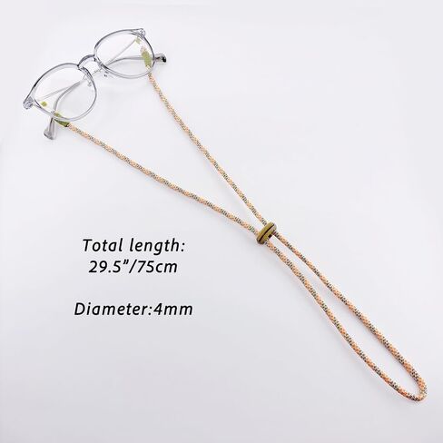 Eyeglasses Strap for Men Women Kids,Reading Eye Glasses Holders Around Neck,Fashion Glasses Strap for Sports in Kuwait
