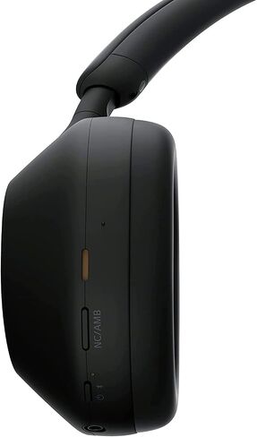 Sony WH-1000XM5 Wireless Industry Leading Noise Canceling Headphones, Black Bundle with Deco Gear Wood Headphone Display Stand and Protective Travel Carry Case in Saudi Arabia