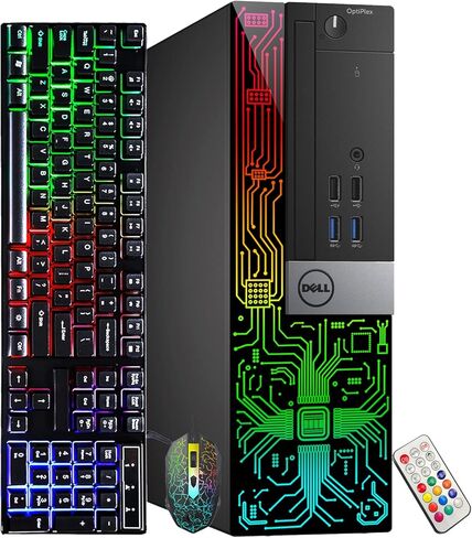 Dell OptiPlex 7040 Small Form Factor PC, Intel Quad Core i7-6700 up to 4.0GHz, 16G DDR4, 512G SSD, Windows 10 Pro 64 Bit-Multi-Language Supports English/Spanish/French (Renewed) in Kuwait