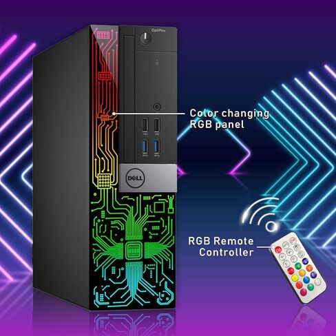 Dell OptiPlex 7040 Small Form Factor PC, Intel Quad Core i7-6700 up to 4.0GHz, 16G DDR4, 512G SSD, Windows 10 Pro 64 Bit-Multi-Language Supports English/Spanish/French (Renewed) in Kuwait