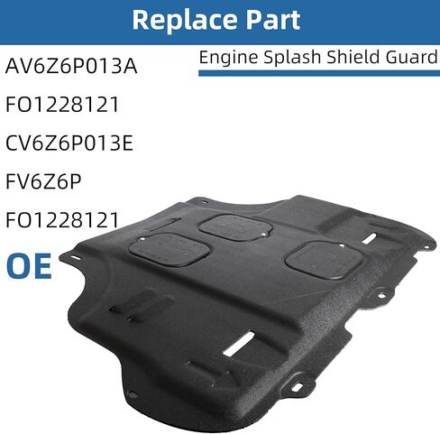 Engine Splash Shield Guard Fit for Ford Focus 2012 2013 2015 2015 2017 2018 OE# AV6Z6P013A ، FO1228121 ، CV6Z6P013E ، FV6Z6P ، FO1228121 in Kuwait