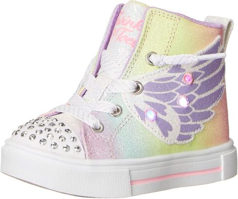 Skechers Kids Girls Twinkle Sparks-Wing Charm Sneaker, Multi, 6 Toddler in Saudi Arabia