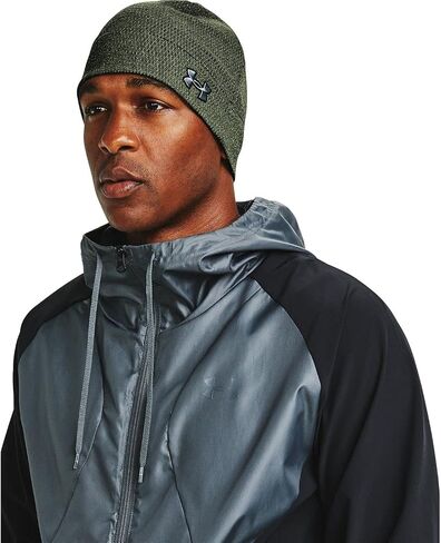 Under Armour Men's Storm Beanie , Black (001)/Pitch Gray , One Size Fits All in Saudi Arabia