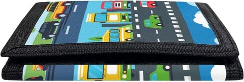 GiftPuzz Train Kids Wallet for Boys Cool Kids Trifold Wallet Wallet Wallet لعيد ميلاد هدايا التخرج من المدرسة الحقيبة المدرسية in Kuwait
