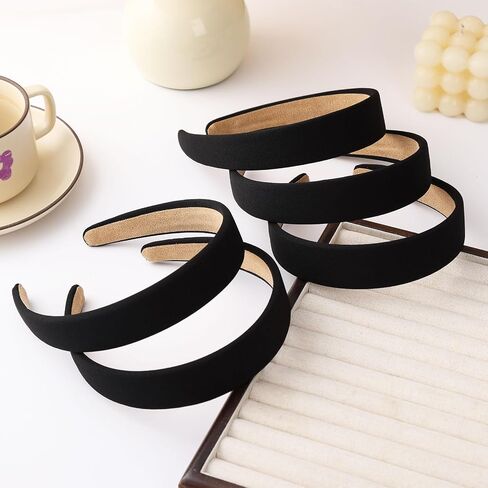 5 Pack Headbands for Women Non-Slip, Fashion Head Bands for Women's Hair, Trendy Womens Headbands, Cute Hairbands for Girls, Women's Hair Accessories - A in Saudi Arabia