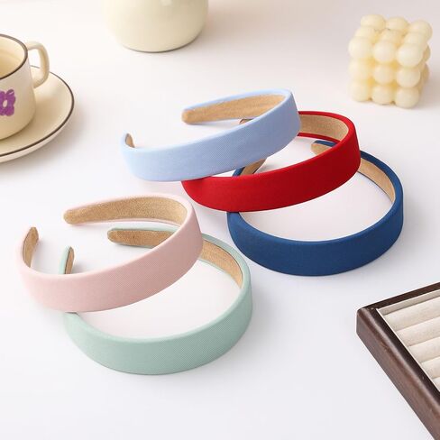 5 عصابات رأس الحزمة للنساء غير المنقوش ، فرق رأس الأزياء لشعر المرأة ، عصابات رأس المرأة العصرية ، أشجار الشعر اللطيفة للفتيات ، إكسسوارات شعر المرأة - أ in Kuwait