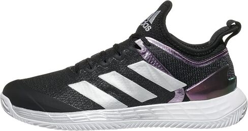 adidas Women's Adizero Ubersonic 4 Clay Tennis Shoe, Core Black/Silver Metallic/Cloud White (US Size 5.5) in Kuwait