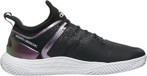 adidas Women's Adizero Ubersonic 4 Clay Tennis Shoe, Core Black/Silver Metallic/Cloud White (US Size 5.5) in Kuwait