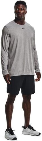 Under Armour Men's Locker 2.0 Long Sleeve Shirt Black | Silver 2XL in Kuwait