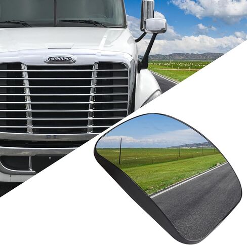 Hood Mirror Glass لعام 2018+ Freightliner Cascadia ، Semi Trucks Freightliner Cascadia Associory ، الجانب الأيمن in Saudi Arabia