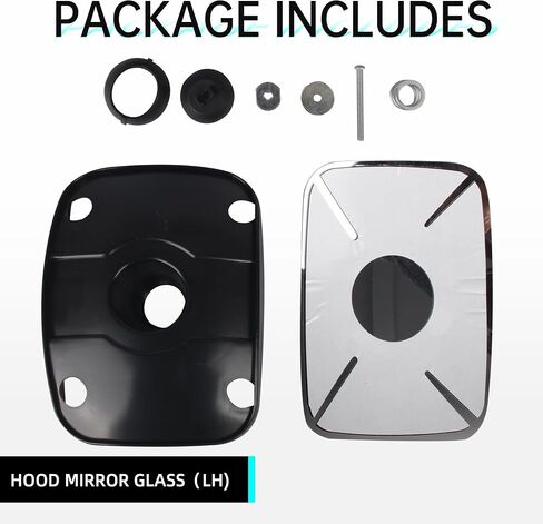 Hood Mirror Glass لعام 2018+ Freightliner Cascadia ، Semi Trucks Freightliner Cascadia Associory ، الجانب الأيمن in Saudi Arabia