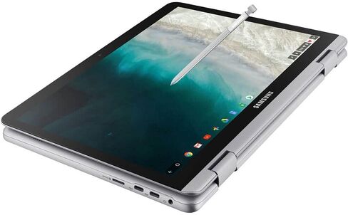 SAMSUNG XE520QAB-K02US Chromebook Plus V2, 2-in-1, Intel Core m3, 4GB RAM, 64GB eMMC, 13MP Camera, Chrome OS, 12.2", 16:10 Aspect Ratio, Light Titan in Saudi Arabia