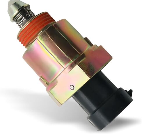 1 PC Automotive Plug-in Type Four-pin Fuel Injection Idle Air Control Valve, Replacement OEM #17089062 AC102 17089062 AC1 17111281 17111286, Compatible with Cadillac Chevrolet (Black & Gold) in Saudi Arabia