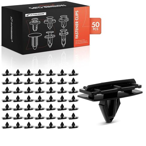 A-Premium 50PCS Nylon Retainer Clip Fasteners Compatible with Jeep JK Series Wrangler 2007-2016 - for 14mm stem Length in Saudi Arabia