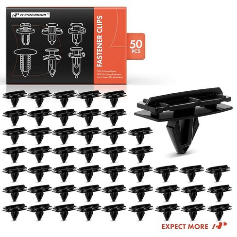 A-Premium 50PCS Nylon Retainer Clip Fasteners Compatible with Jeep JK Series Wrangler 2007-2016 - for 14mm stem Length in Saudi Arabia
