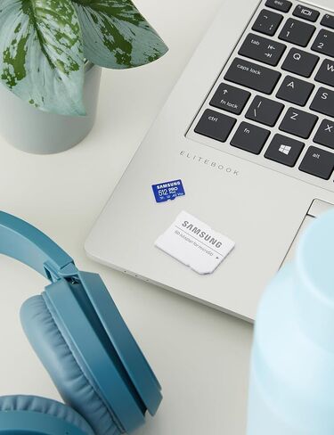 Samsung PRO Plus microSD Card + SD Adapter 512GB for Mobile Gaming on Smartphones, Tablets and Handheld Consoles, UHS-I U3, Full HD & 4K UHD, 180MB/s Read, 130MB/s Write, MB-MD512SA/EU in Kuwait